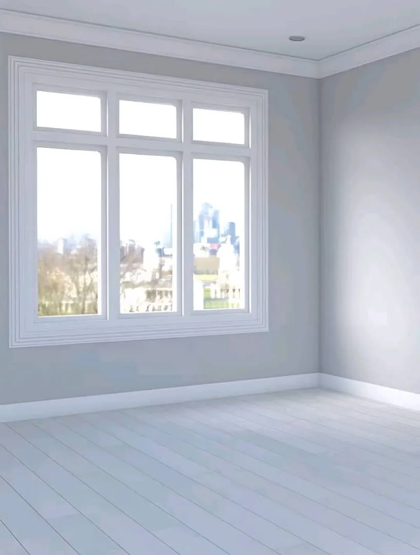 Professional interior wall painting in a modern home