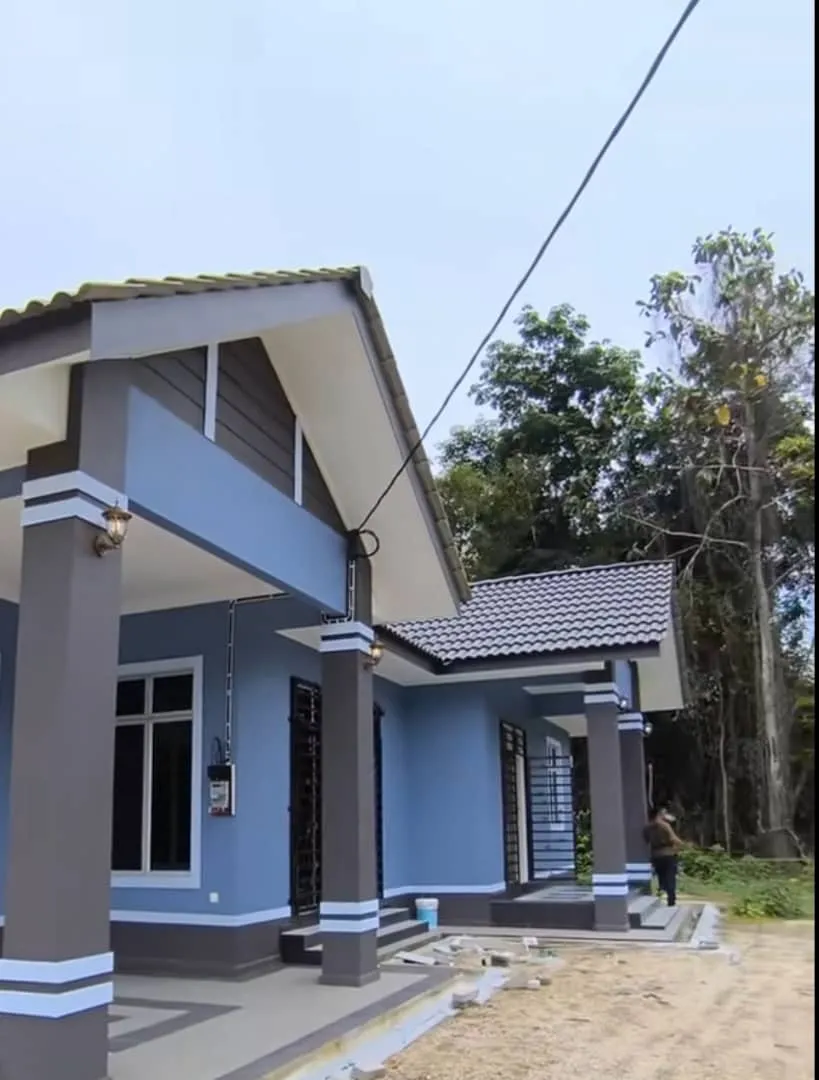 Exterior house painting project in Shah Alam